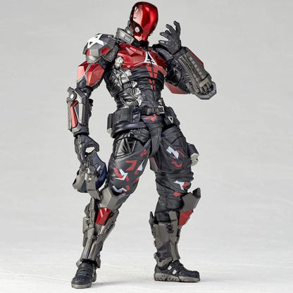 AMAZING YAMAGUCHI Arkham Knight Action Figure #024 Model PVC Bat 17cm Collection Movable Anime Figurine Toys for Child‘s Gifts