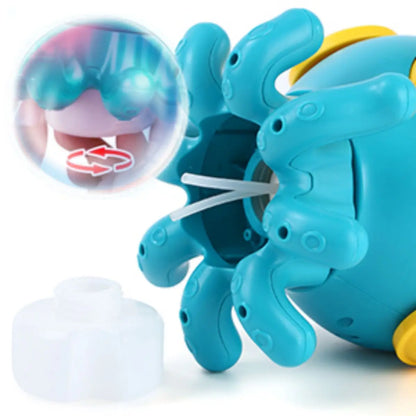 Cartoon Octopus Green Bubble Shakes His Head And Spits Bubbles Blower Summer Outdoor Toys Birthday Party Children's Gifts Toy