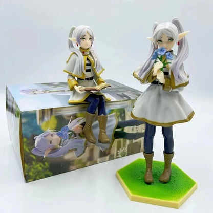 14 cm Frieren: au-delà de la fin du voyage Figure d'anime bouchon de nouilles Frieren Figurine d'action Luminasta Frieren Figurine modèle de Collection