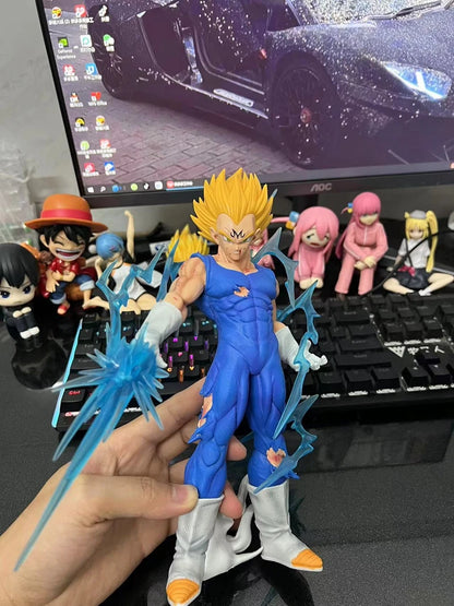 Figura de anime Dragon Ball Z de 28 cm, figura de acción Majin Vegeta, figura GK Super Saiyan Vegeta, modelo de colección para adultos, juguetes, regalos