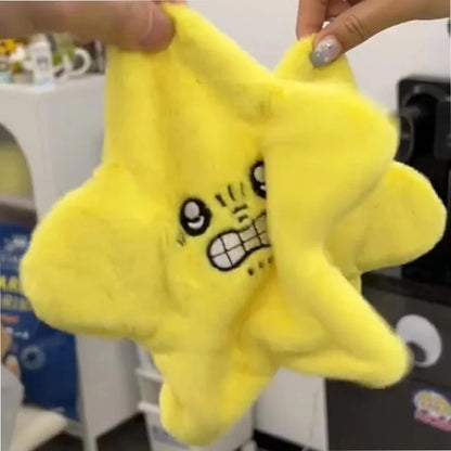 Estrellas saltarinas en movimiento enojadas, juguetes de peluche eléctricos para niños, lindos e interesantes juguetes de peluche de estrella de cinco puntas amarilla, regalo para niños