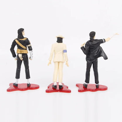 5pcs/set Michael Jackson PVC Action Figure Model Toys 11cm