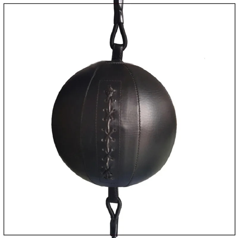 Quality PU Leather Punching Ball  Boxing Bag Inflatable Reflex Speed Balls Fitness Training Double End Boxing Speed Ball vent