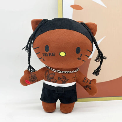 Poupée en peluche Travis Scott Hello Selena Jouets en peluche Mignon Dessin animé Anime Peluche Poupée Douce en peluche Poupées Décoration de chambre Enfants Jouets Cadeaux