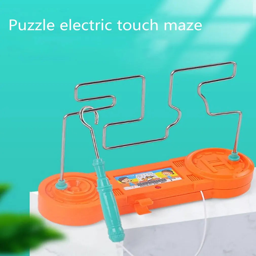 Kids Collision Electric Shock Toy Education Electric Touch Maze Games Patience Training Safety Toys for Children Study Supplies