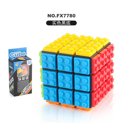 Série de briques MOC DIY Magico Cube Professional 3x3x3 Classical Enlighten Blocs de construction éducatifs Jouets pour enfants Cadeau pour enfants