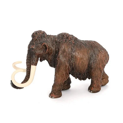 Animales de simulación salvaje, modelos de mamut lanudo, juguetes infantiles estáticos de bioplástico prehistórico, adornos, regalos