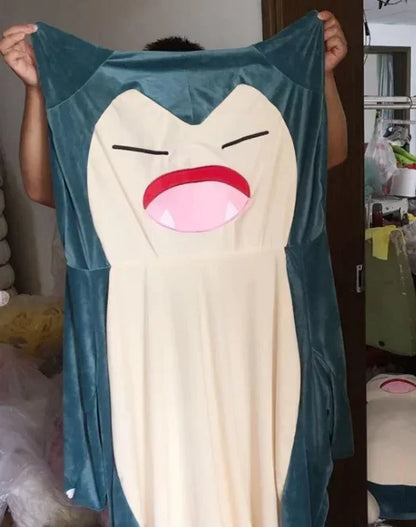 Oreiller en peluche Pokémon Snorlax Grand jouet en peluche Snorlax doux de dessin animé Avec fermeture éclair Seulement la housse Sans remplissage 30-200 cm cadeau pour Noël