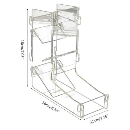 Tour de roulement de dés en acrylique transparente et portable créative pour les équipes de course DND utilisant des jeux de société de table à dés numériques