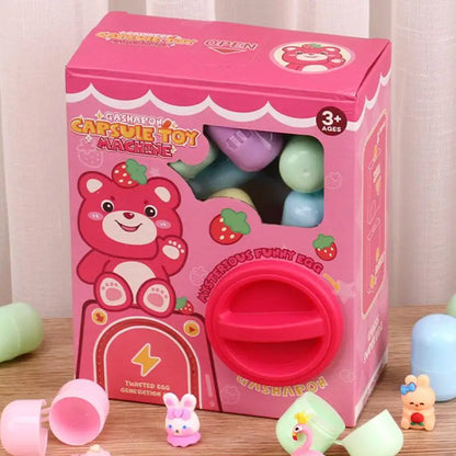 Christmas Lotso Gashapon Machine Egg Twisting Machine Household Mini Cartoon Doll Figure Model Twisted Egg Blind Box Toys Gifts