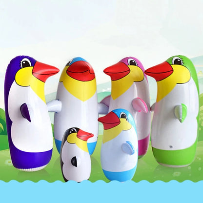 Jouet gonflable en PVC 36 cm/45 cm/70 cm, gobelet créatif et réaliste en forme de pingouin de dessin animé pour enfants, cadeaux pour piscine et plage