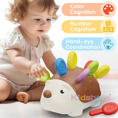 Hedgehog Toy Counting Skill Color Matching Baby Sensory Fine Motor Skills Developmental Toys