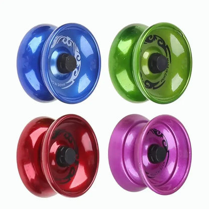 YoYo mágico profesional YoYo de aleación de aluminio con cuerda y rodamiento de bolas para principiantes, adultos y niños, juguete clásico de moda, regalo para niños