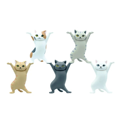 11 modèles de figurines de chat dansant, décoration d'animation, modèle de chat, jouet de mode, chat enchanteur, capsule, poupée, décoration de gâteau