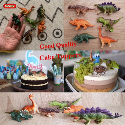 Figuras de acción de dinosaurios de PVC sólido de Mini Jurassic Stegosaurus Saichania 2024, modelo mundial de animales, colección de juguetes para niños