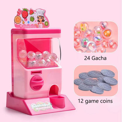 machine à gashapon, maison de jeu de bonbons, machine d'apprentissage, machine à bonbons, maison de jeu, apprentissage, éducation, cadeau pour fille, gashapon