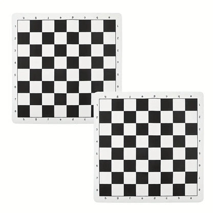 Chessboard PU Leather, Chess Pieces Set Board 43*43cm/16.9*16.9inch Checker Folding Checkers Or Shogi Chess Game Board