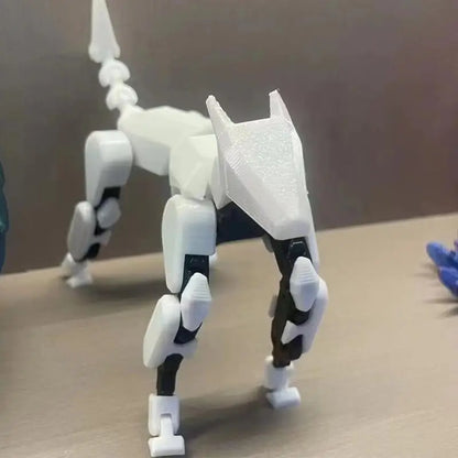 Figura de acción de perro mecánica impresa en 3D, robot de forma cambiante con múltiples articulaciones y movimiento, juguetes para aliviar el estrés, regalos para niños