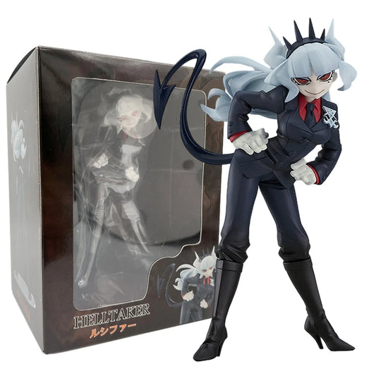 Figurine d'anime POP UP PARADE Helltaker Lucifer de 18 cm Figurines d'action Helltaker Lucifer en PVC pour adultes Modèle de collection Poupée Jouets Cadeaux