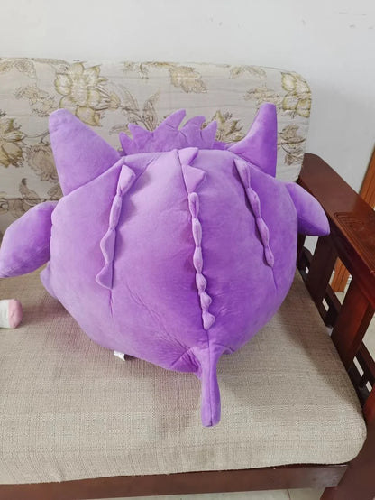 Peluche Pokémon Gengar, oreiller de tête, jouet amusant, oreiller de sieste, couette douce et confortable, Kawaii, cadeau populaire pour enfants, garçons et filles