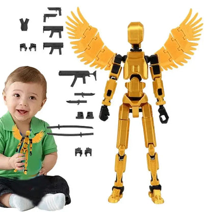 Multi-Jointed Movable Shapeshift Robot 3D Printed Mannequin Mini13 Character Figures Toys Kids Adults Parent-children Game Gifts