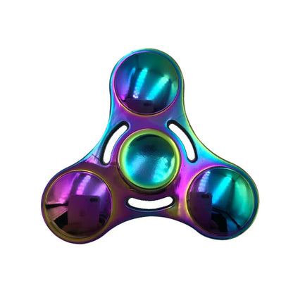 Rainbow Fidget Spinner Toys Metal UFO Small Handheld Finger Spinners Cadeau pour enfants adultes Toupie Focus Bureau Doigt