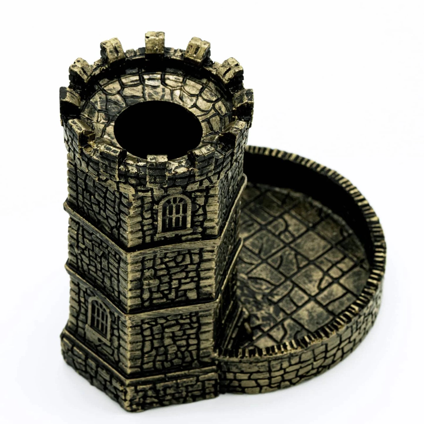 Bandeja para dados DND con forma de castillo hueco, torre para dados, accesorios para juegos de mesa de mazmorras y dragones, regalos de Navidad para jugadores de dados