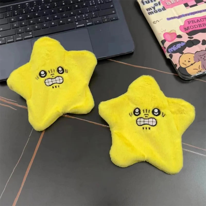 Estrellas saltarinas en movimiento enojadas, juguetes de peluche eléctricos para niños, lindos e interesantes juguetes de peluche de estrella de cinco puntas amarilla, regalo para niños