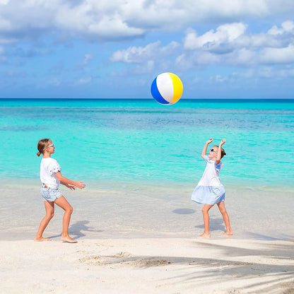 Pelota de playa inflable de 30 cm, globos de colores, globos para fiestas en la piscina, juegos acuáticos, pelotas de ducha para deportes de playa, juguetes divertidos para niños