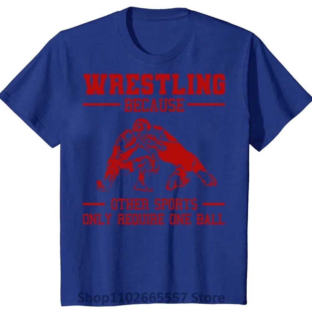 Camiseta con estampado casual de moda de atletas de lucha libre, diseño divertido de lucha libre para hombres, camiseta para hombres, ropa deportiva Harajuku, camisetas divertidas