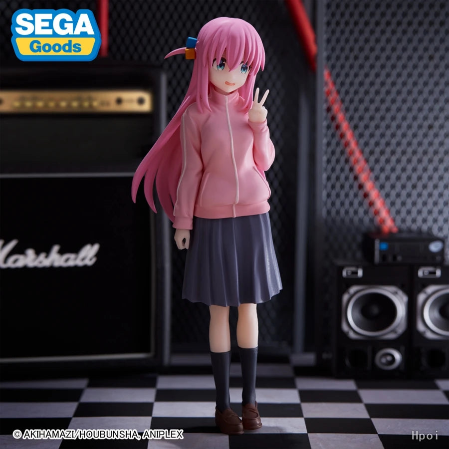 Figurine d'anime BOCCHI THE ROCK ! 16 cm Gotoh Hitori Figurine d'action Guitariste Fille Figurine de bureau × Décorer Collections Modèle Poupée Jouets