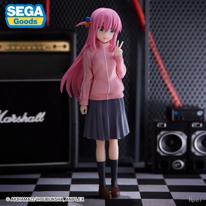 Figurine d'anime BOCCHI THE ROCK ! 16 cm Gotoh Hitori Figurine d'action Guitariste Fille Figurine de bureau × Décorer Collections Modèle Poupée Jouets