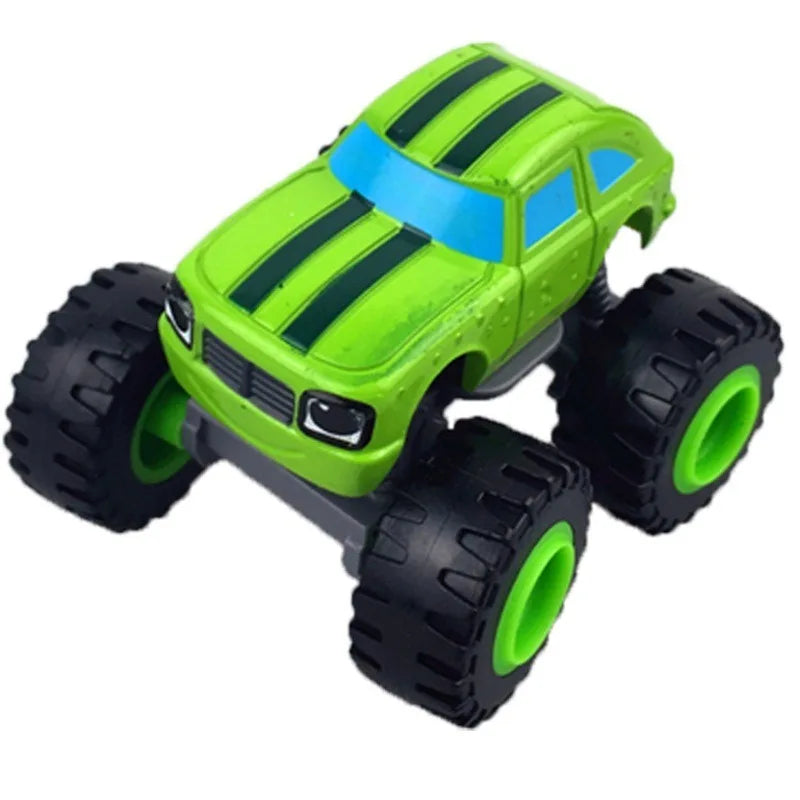 Children's Toy Car and Monster Machines Super Stunts Blaze Boys Kids Truck Car Coll Gift for Child At Birthday Christmas Gifts