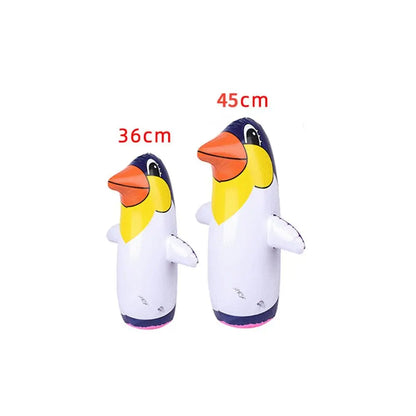 Eco-friendly Materials Inflatable Toys Cartoon Pattern Thickened Inflatable Tumbler Durable Boxing Punching Toy Children