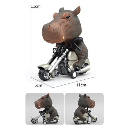 Inertia Dinosaur Motorcycle Bear Dog Hippo Shark Lion Panda Rhino Tiger Koala Elephant Animals Motorcycle Car Children Toys