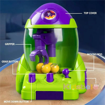 Claw Machine Portable Cute Colorful Shape Space Claw Machine For Kids For Tabletop Rocket Ball Machine Toy