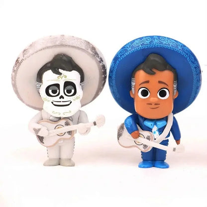 8 piezas/set de figuras de acción de la película Pixars COCO, juguetes en miniatura de dibujos animados, modelo de anime para niños, regalos de cumpleaños divertidos, decoración de escritorio