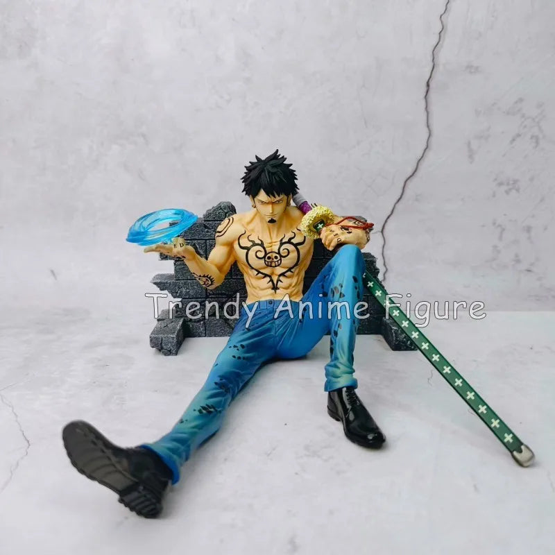 One Piece Figure Gk BT Bepo Law Action Figures PVC Statue 18cm Oka Shichibukai Trafalgar D. Water Law Figurine Anime Model Toys