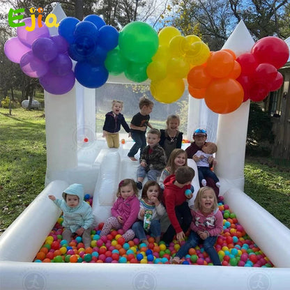 Commerica 13*8FT Kids Party Bouncy Castle PVC Inflatable Bouncer House Inflatable Wedding Bounce Castle For Outdoor Party Rental