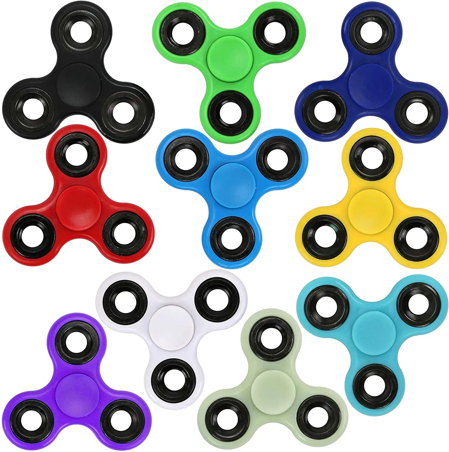 Spinner antiestrés ABS EDC para autismo, TDAH, tri-spinner antiestrés, juguetes divertidos de alta calidad para adultos y niños