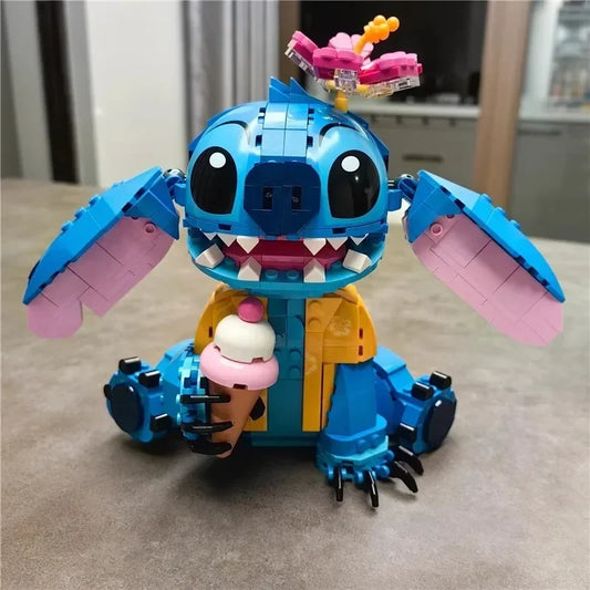 730 piezas Stitch compatibles 43249 bloques de construcción ladrillos Stitch niña niño cumpleaños regalo de Navidad juguetes