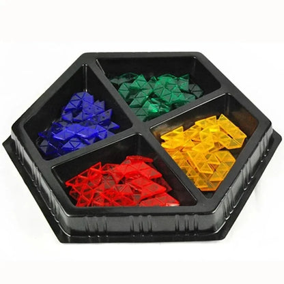 1 jeu de société version hexagonale Blokus jouets éducatifs carrés cube puzzle facile à jouer pour enfants adultes série boîte russe