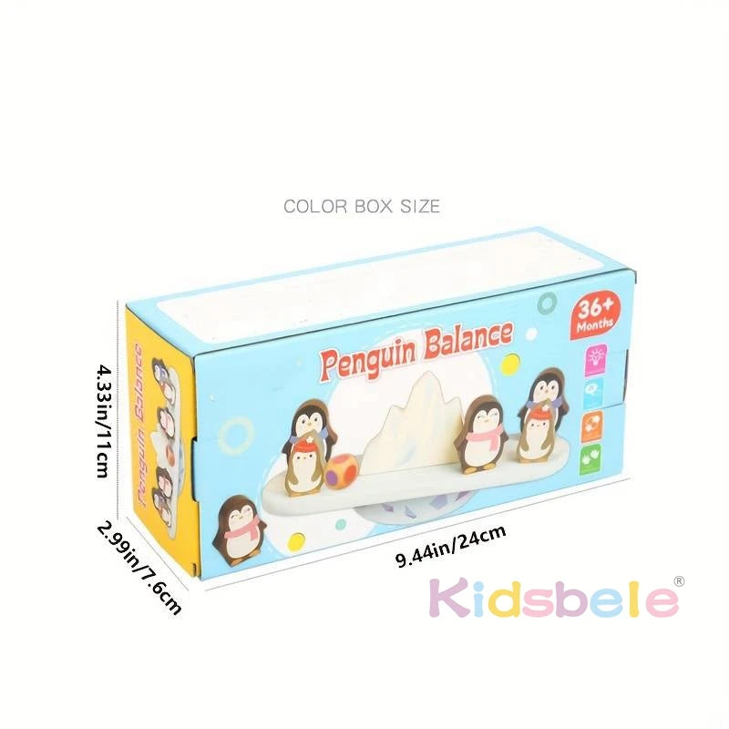 1 Set Penguin Shape Building Blocks Penguin Model Balancing Stacking Blocks Balance Beam Educational Toy