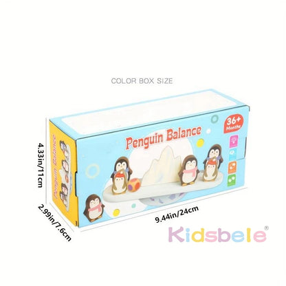 1 Set Penguin Shape Building Blocks Penguin Model Balancing Stacking Blocks Balance Beam Educational Toy