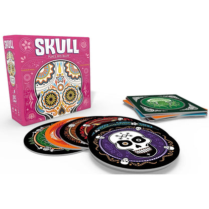 Skull Party Game Jeu de bluff et de stratégie Jeu de société 3-6 joueurs