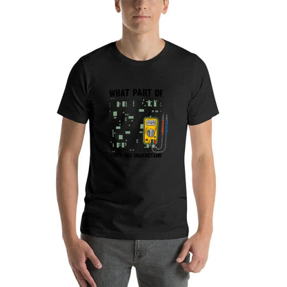 Camiseta divertida de electricista, experto en electrónica, amante profesional, humorístico, electromecánico, electrotécnico