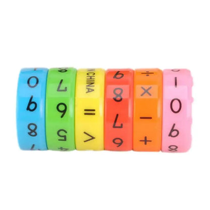 Children Mathematics Numbers Magic Cubes Toy Montessori Puzzle Game Kids Learning Educational Math Magnetic Block Calculate Game