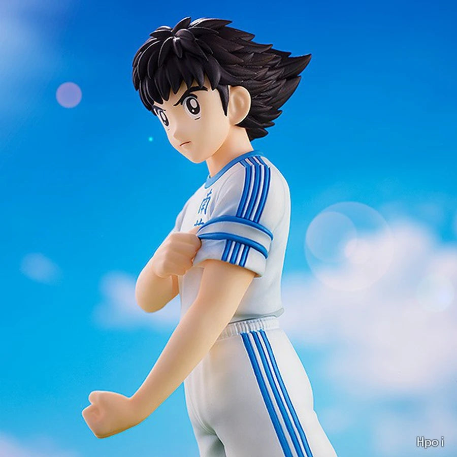 Figurine de dessin animé Captain Tsubasa, 18cm, Ozora Tsubasa, figurines d'action Hyuuga Kojirou/Wakabayashi Genzou, Collection de figurines, jouets modèles