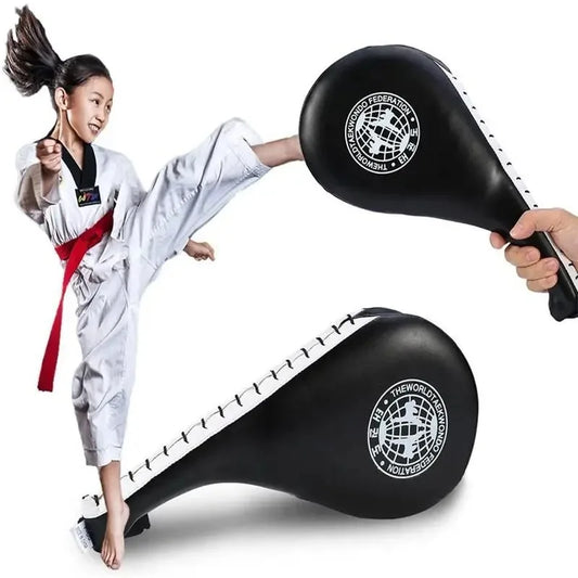 1Pcs Taekwondo Double KickBoxing Bag Training PadTarget Taekwondo Karate MMA Kickboxing Kick Target Pad Swordplay Training Gear