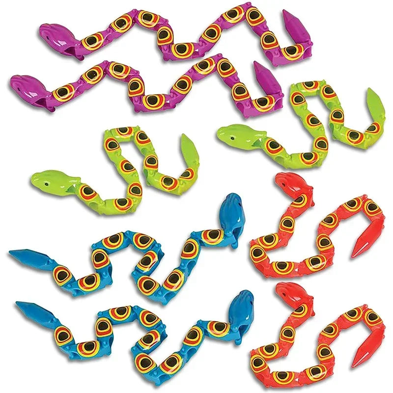 1pc Simulation Serpent Enfants Drôle Jouets Astucieux Enfants Fête D'anniversaire Cadeaux De Noël Halloween Remplisseurs De Pinata